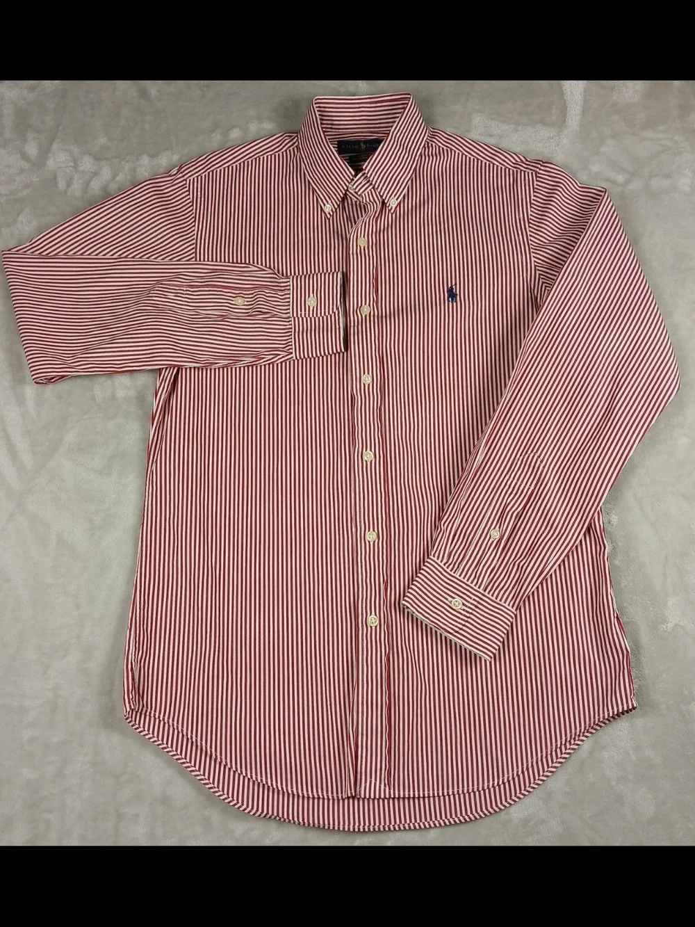 Ralph Lauren Classic Fit 100% Cotton Stretch Shirt S Men's Button Down Striped